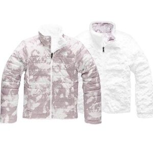 THE NORTH FACE REVERSIBLE MOSSBUD SWIRL JACKET GIRLS
